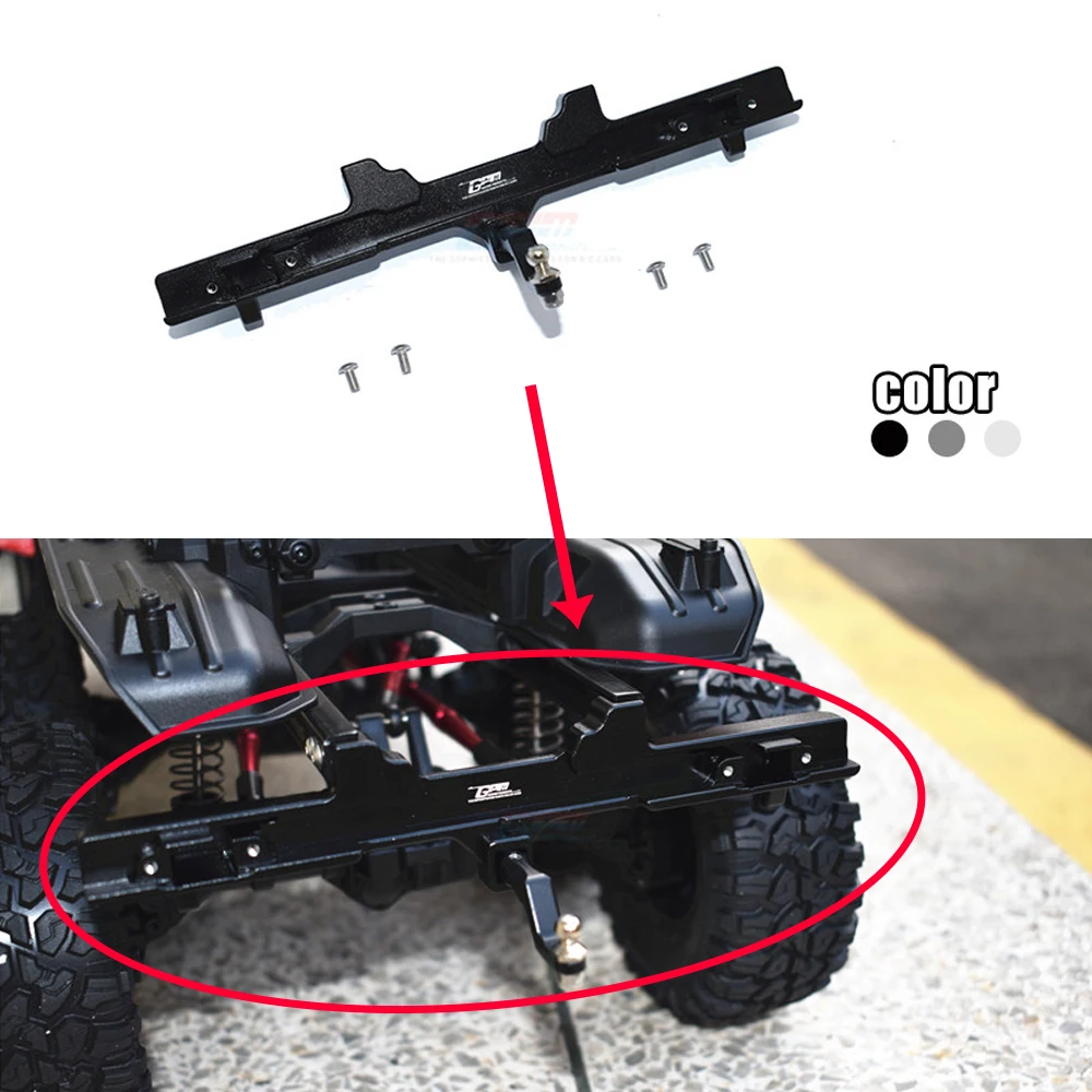 

metal Aluminum alloy Rear bumper with tow hook instead #8834 for 1/10 TRX6 TRX 6 6X6 G63 88096-4 Crawler Cars