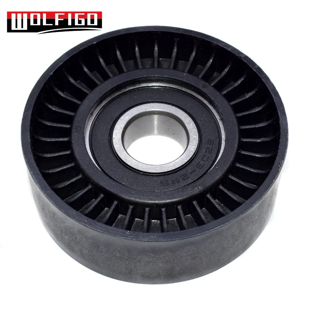 Belt Tensioner Pulley New Belt Tensioner Tension Pulley For VW Passat Bora Jetta Golf Caddy Audi A3 TT 06A903315D 06A903315E
