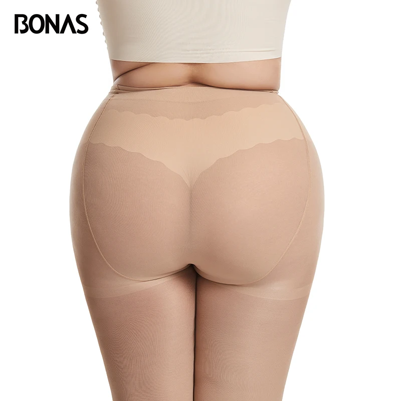 BONAS весенние 80D колготки размера плюс XXXL бархатные эластичные сексуальные очень