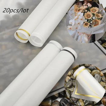 

Golden Frame matte Waterproof Flower Wrapping Paper Craft Paper Flowers Packaging Materials Gift Wrap