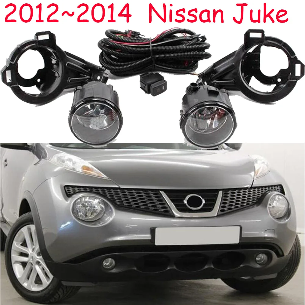 

car bumper headlight for Nissan Juke fog light 2012~2014y halogen bulb 4300K Wire of hanress Headlamp for Nissan Juke fog lamp