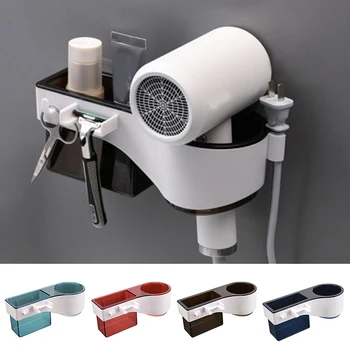 

Bathroom Wall-Mounted Racks Multi-Purpose Storage Rack with Air Duct Hanger Bathroom Makeup Storage K888