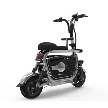 Günstige 400W 80KM 48V Starke Elektrische Fahrrad Elektrische Fahrräder Eltern Auto Erwachsene/Mädchen Mini Faltbare Elektrische Roller Schwarz/Rosa