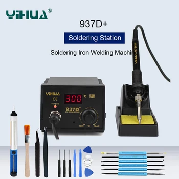 

YIHUA 60W Constant Temperature Antistatic Soldering Station Solder Iron Digital Display Electric Welding Station Rework Stations