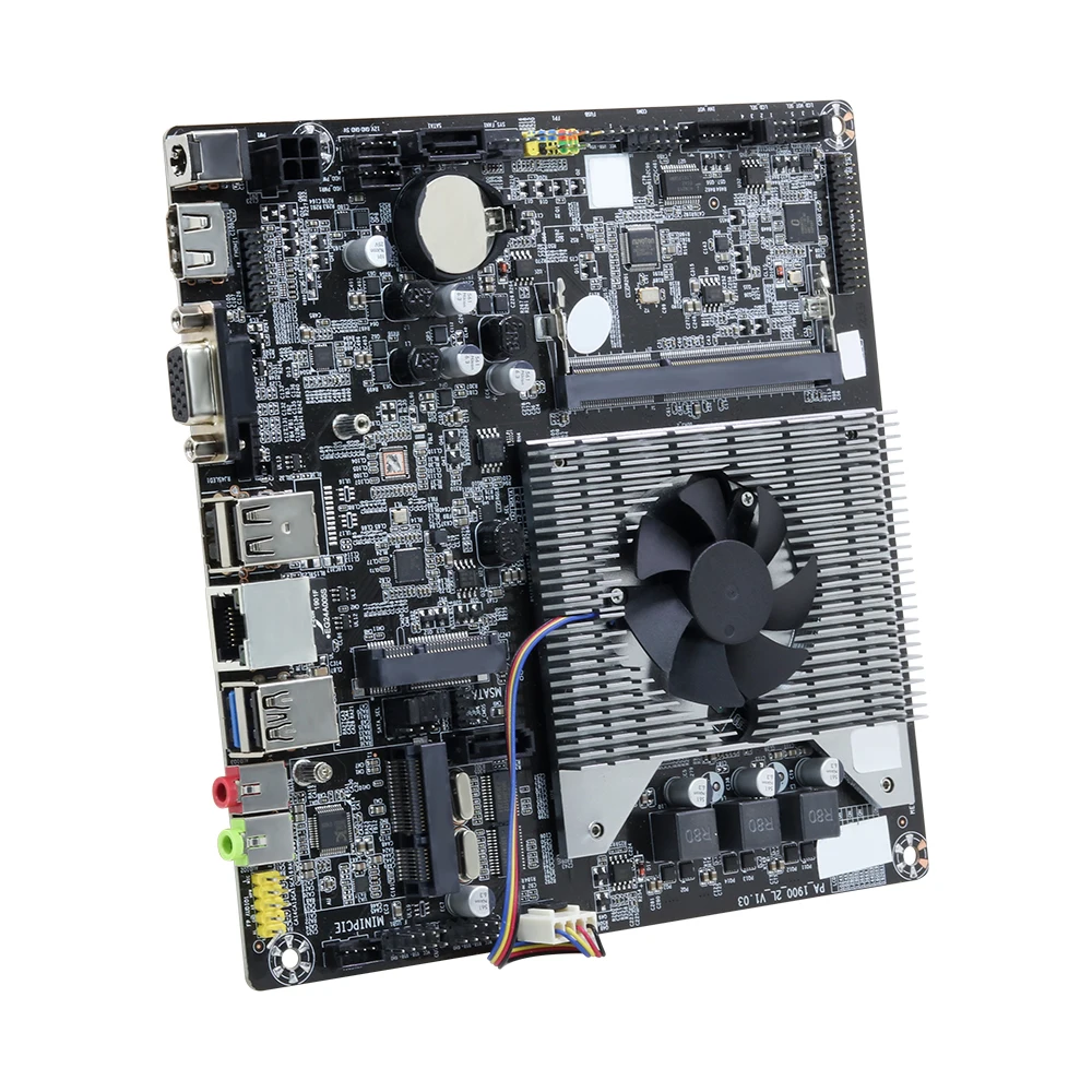 Процессор Intel Celeron J1900 материнская плата Mini ITX четырехъядерный HDMI VGA Gigabit LAN 4* USB mSATA SATA Mini PCI-E настольная материнская плата
