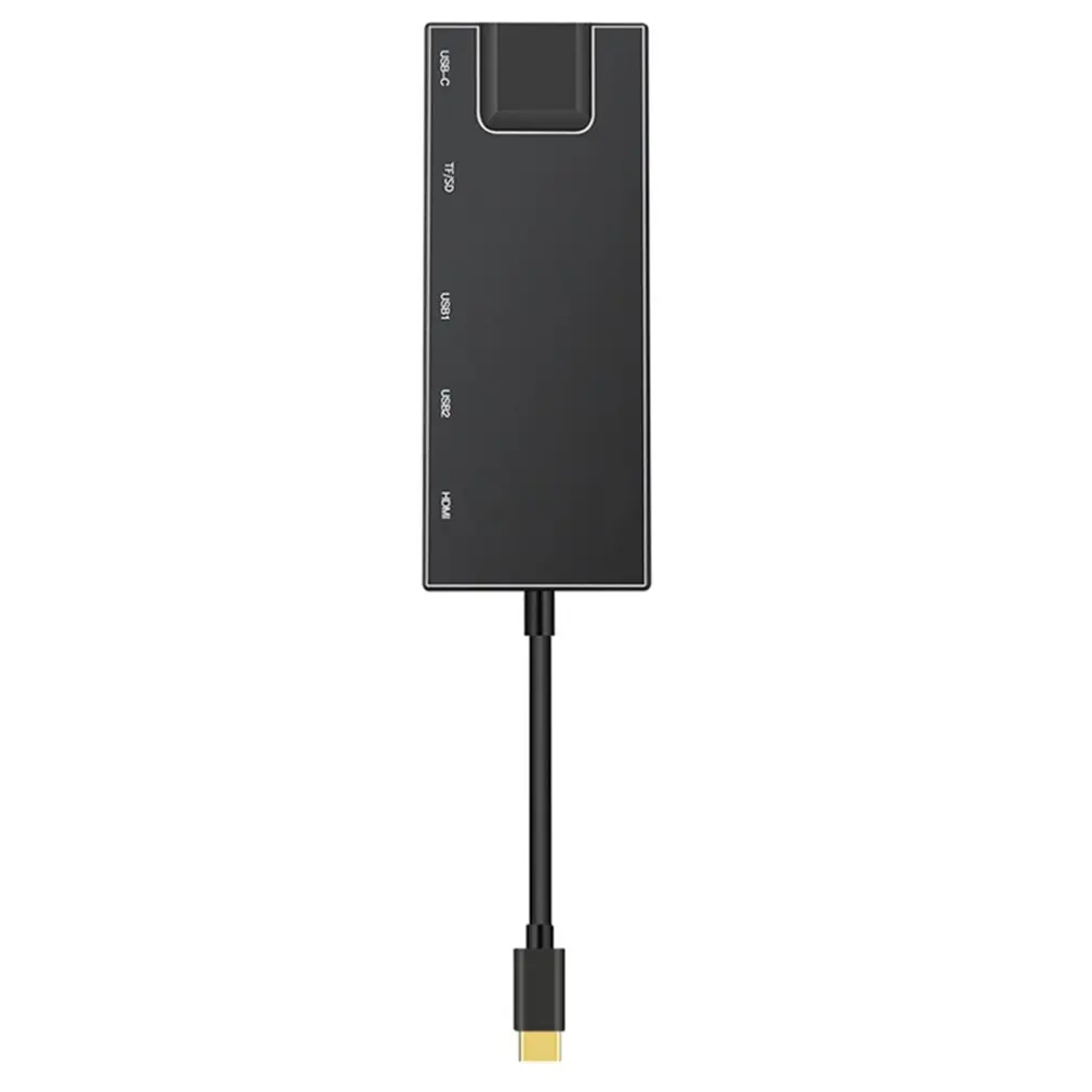 7 в 1 USB C концентратор USB 3,0 HDMI RJ45 Gigabit Ethernet SD/TF PD зарядный адаптер USB C док-станция Тип c концентратор конвертер