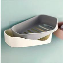 Klebstoff seife rack ohne bohren wand hängen wand seife schwamm gericht bad anhänger seife box self-adhesive Bathroomsupplies
