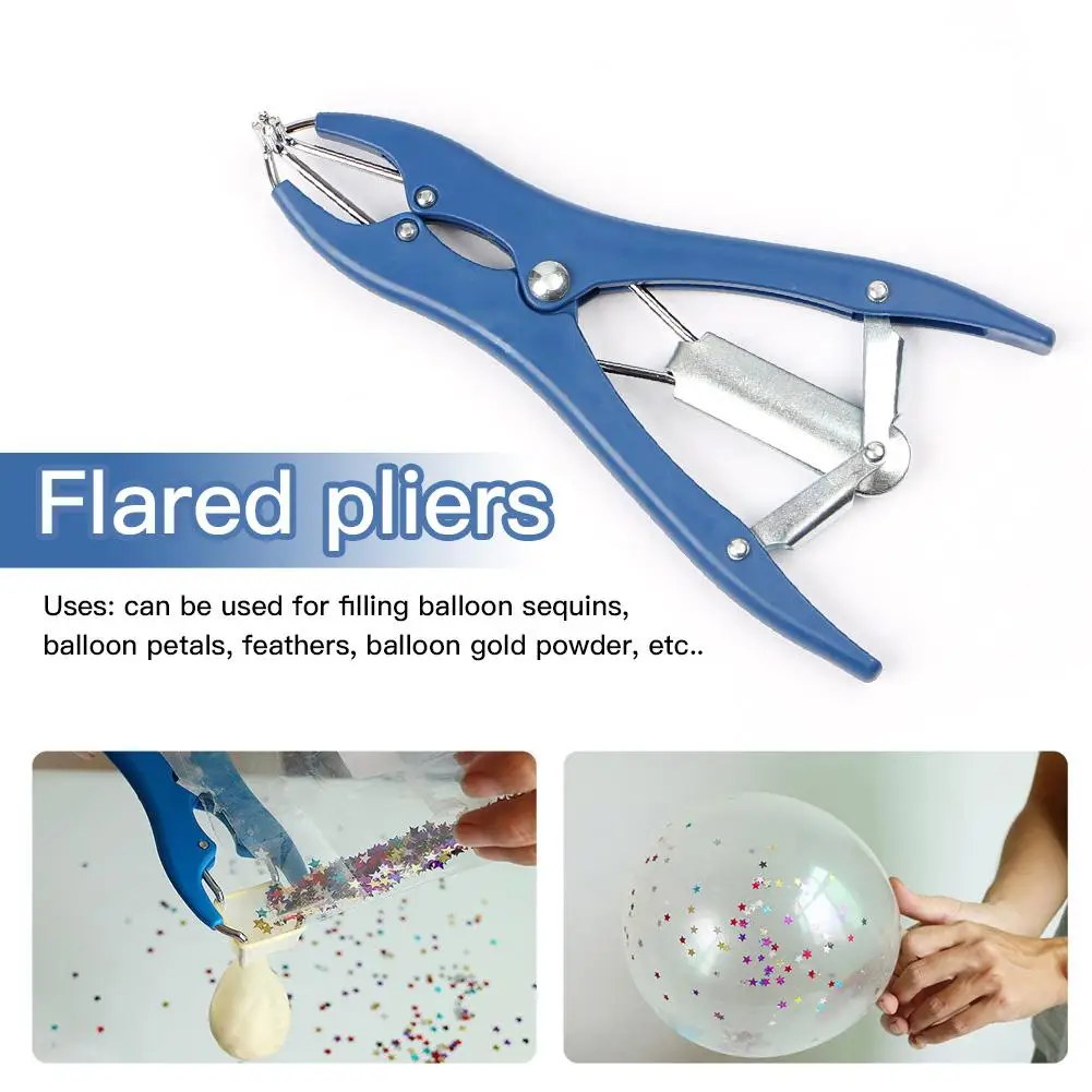 Stainless Metal Balloons Expansion Pliers Filling Balloon Mouth Expander  DIY Tools Transparent Bobo Balloons Filling Confetti - AliExpress