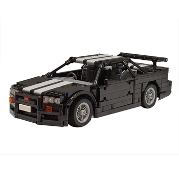

Sports Car Series Building Blocks Compatible MOC-23809 Nissan Skyline R34 Technic Bricks Fit lepining Diy Toy Christmas Gift