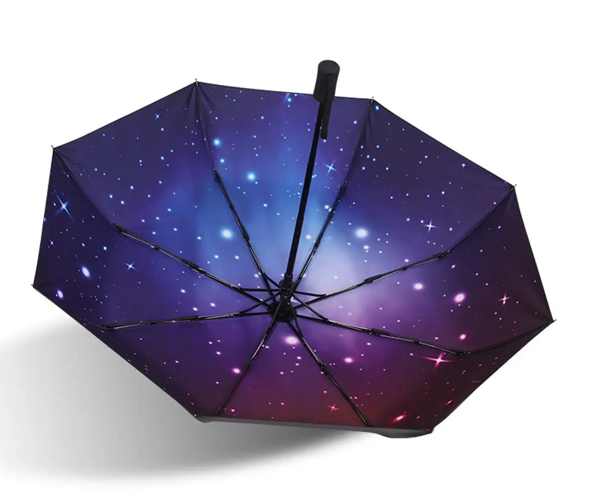 

Compact Folding Umbrella Foldable Umbrella and UV Protection New Colorful Patterns Umbrella Automatic Opening Close