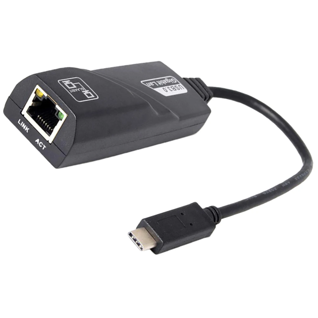 USB C к RJ45, USB 3,0 type-C к RJ45 Gigabit Ethernet Портативный адаптер для MacBook
