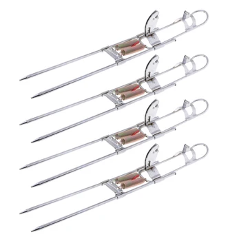 

4pcs Folding Fishing Bite Alarm Bracket Spring Fishing Rod Folder