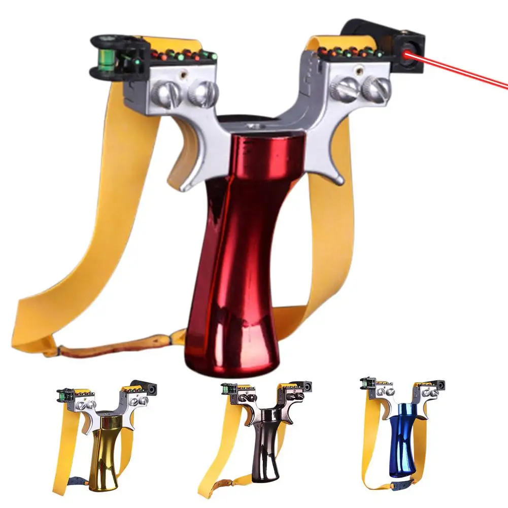 Professional Slingshot High Power Rubber Band Slingshot High Precision Flat Slingshot For