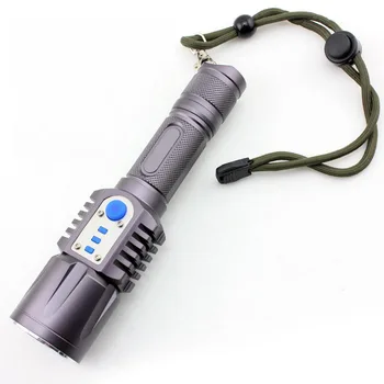 

Portable LED Flashlight Multi-functional Emergency Self Defense Flashlight With USB charging Output power Home Car Safety Tool