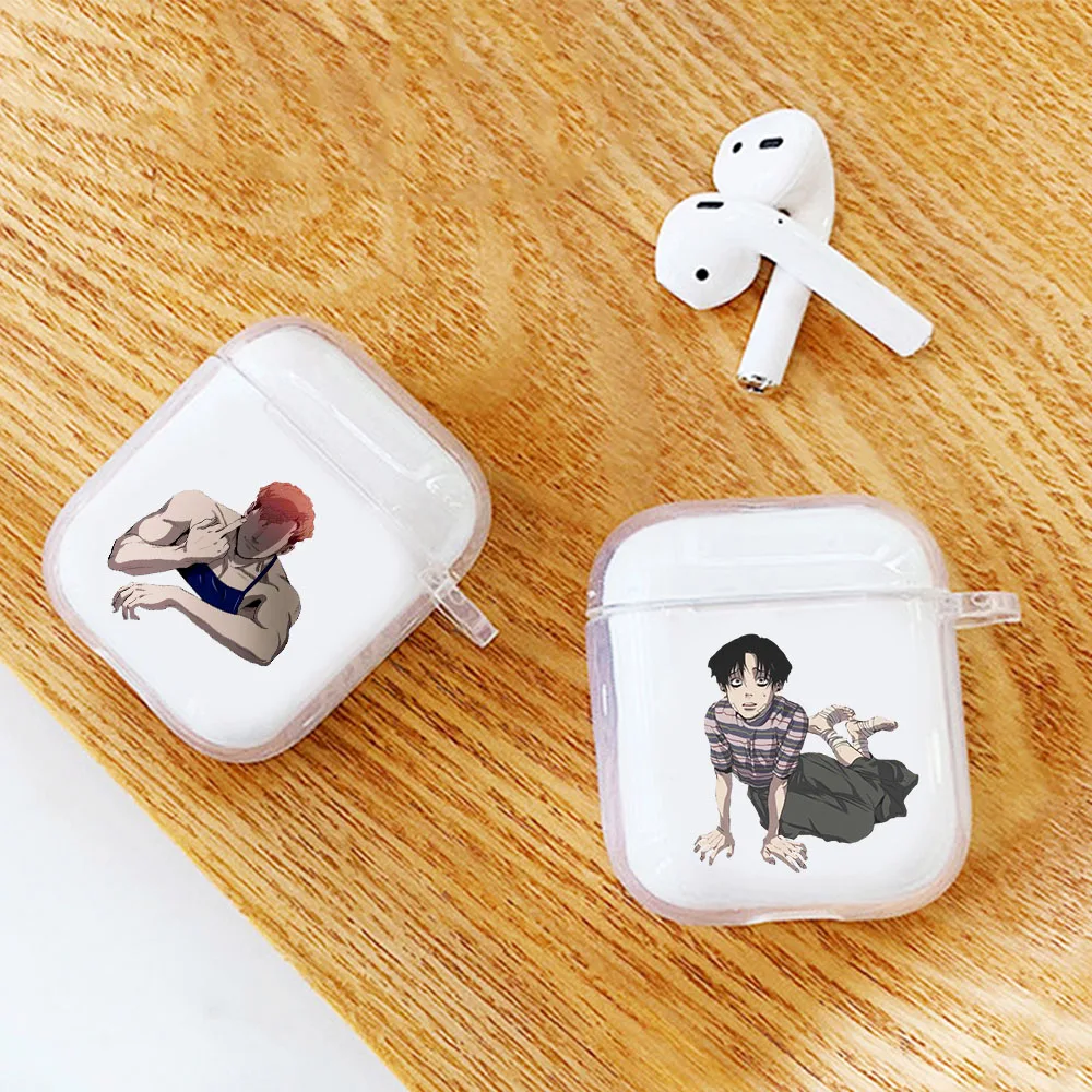 

Japanese Anime Hot Killing Stalking Silicone TPU Airpod Case for Airpods 1 2 Soft TPU Coque Earphone Cover Fundas