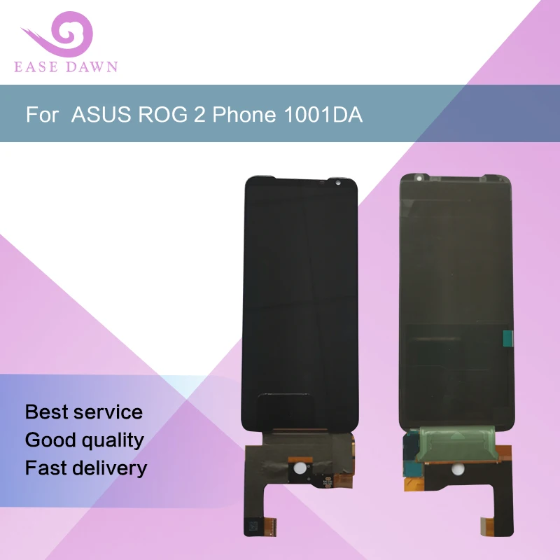US $154.00 For Asus ROG II ROG2 PHONE I001DA ZS660KL LCD AMOLED Display Screen Touch Screen Digitizer Assembly For ROG 2 Display Original