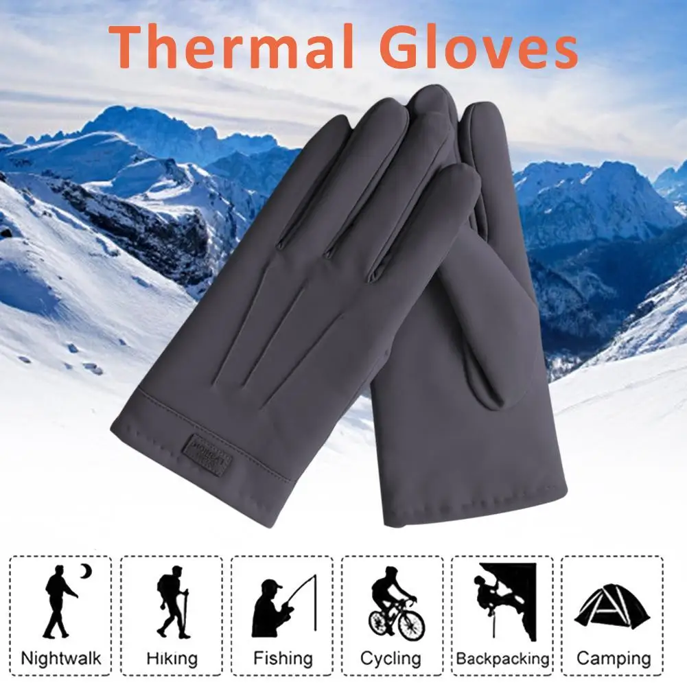Мотоциклетные Перчатки Windstopper зимние лыжные перчатки полный палец теплые перчатки для верховой езды Спорт на открытом воздухе автомобиль-Стиль Сенсорный экран перчатки