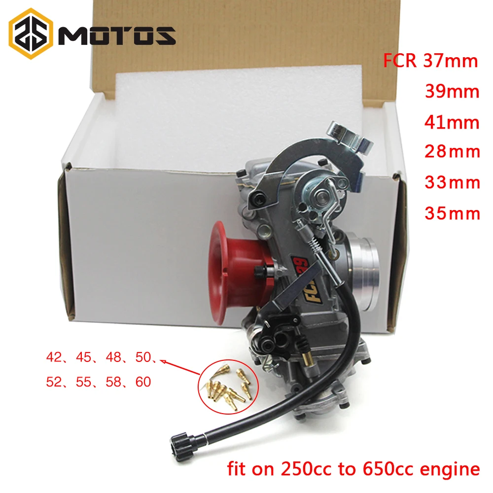 Zs Motos Fcr28 31 33 35 37 39 41mm Fcr Keihin Carburetor For Crf450/650