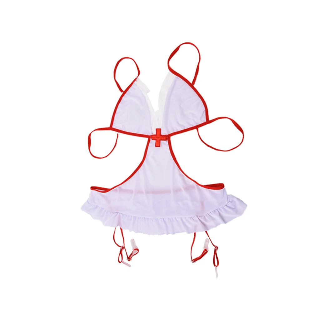 Cosplay&ware 1 Set Women Hot Erotic Costumes Role Play Nurse Uniform Sexy Lingerie Underwear Not Including Socks -Zentai shop online H65ac61faba834a4a99ef7f69b6063685w.jpg