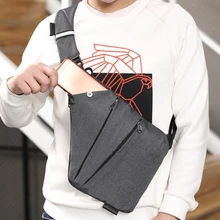 Новая мужская сумка-мессенджер Oxford, трендовая сумка для груди, многофункциональная водонепроницаемая сумка, цифровая сумка для хранения, деловая Противоугонная упаковка