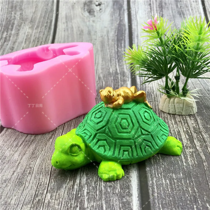 

Tortoise Silicone Soap Molds For Candle Resin Clay Turtle Mold Fondant Cake Decorating Tool Chocolate Cake Kitchen Baking Mould