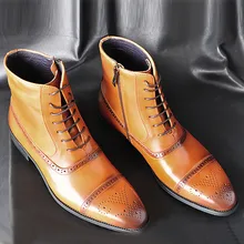 Мужские модные ботинки с острым носком; теплые мужские ботинки на меху; теплые зимние ботинки; мужские ботинки; schoenen mannen maat 47# ES