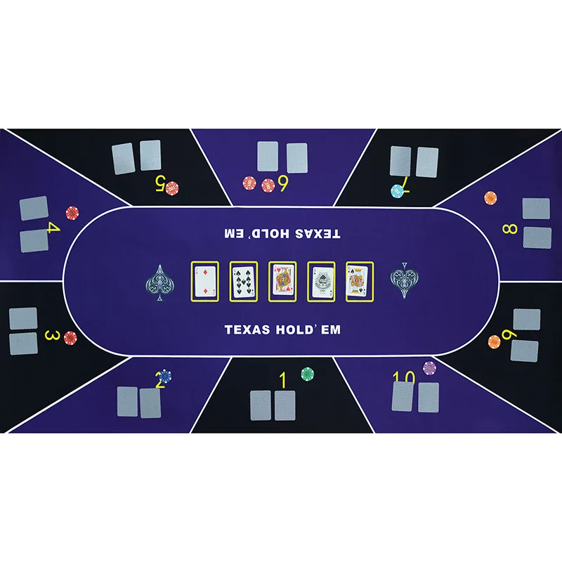 [Скатерть] Poker Macau большой размер Настольный коврик Dezhou City Convention Texas Macau фишки 180*90 см