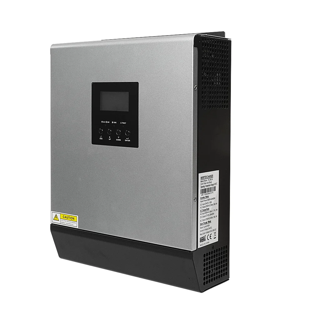 

48v 5kva pure sine hybrid off grid solar inverter with PWM charge controller