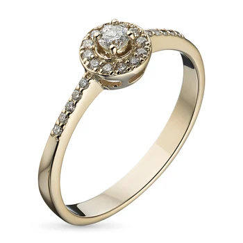 

A ring of red gold with diamonds e0201kts04153200