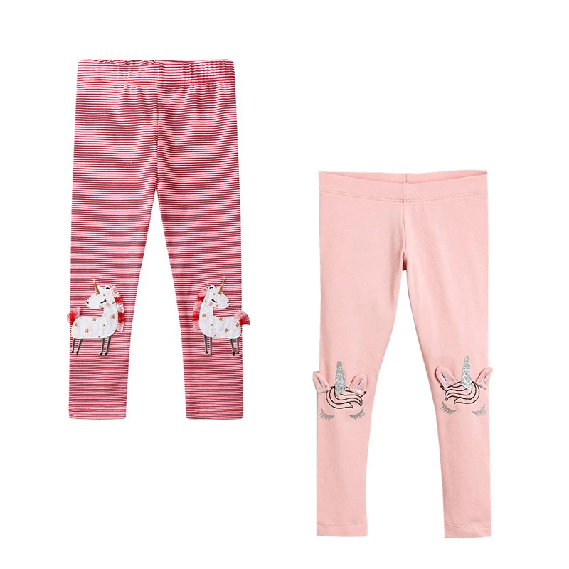 Леггинсы для девочек хлопковые с принтом в виде животных 2 шт. | Мать и ребенок