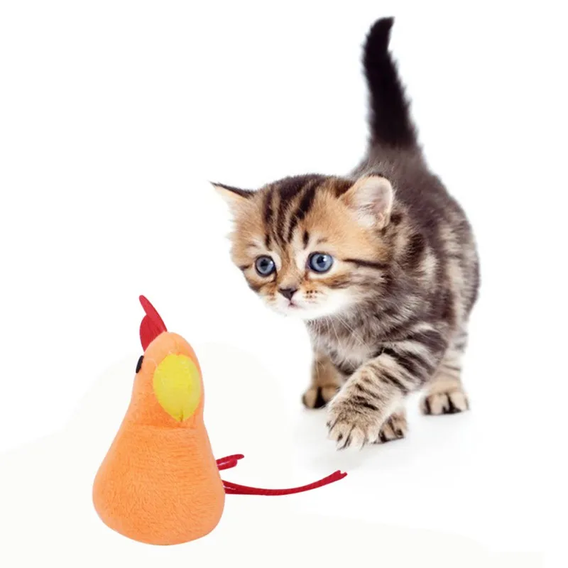 Pet Плюшевые Интерактивные игрушки милые цыпленок куклы для кошек Мягкие котят |