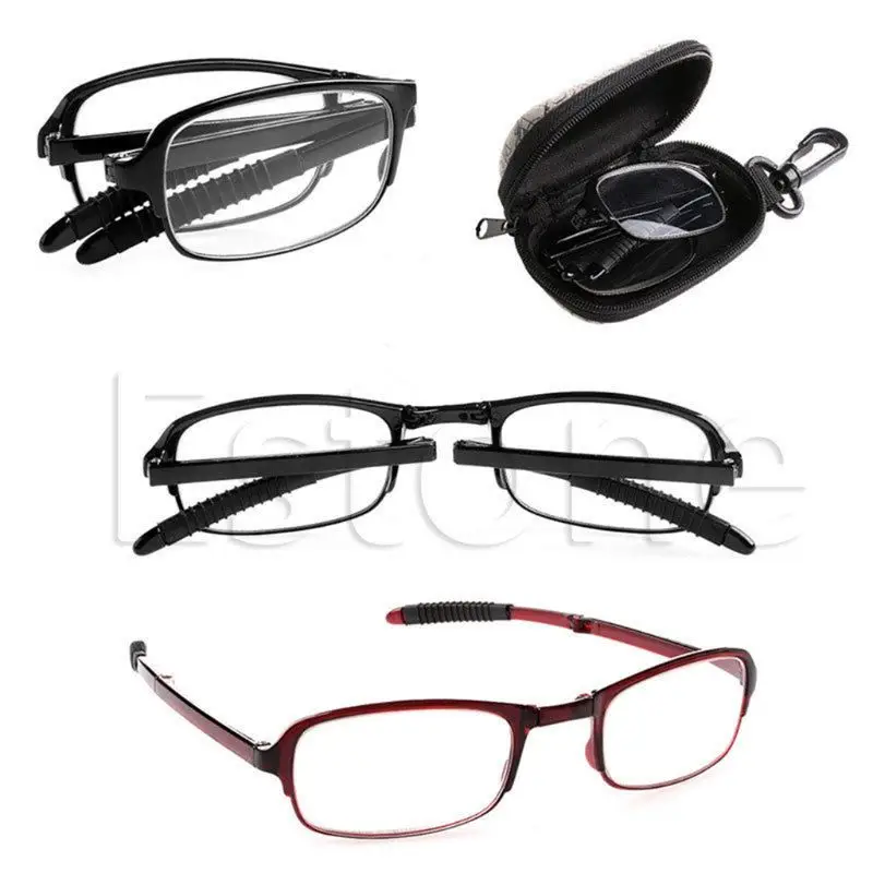 360 Degrees Rotation Folding Reading Glasses Folding Anti Fatigue