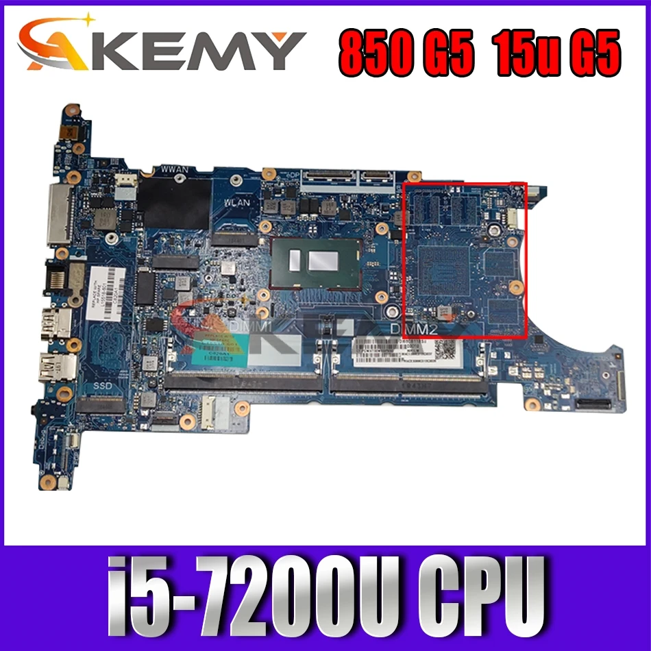Материнская плата Akemy для ноутбука HP ELITEBOOK 850 G5 15U системная 6050A3079801-MB-A01 с