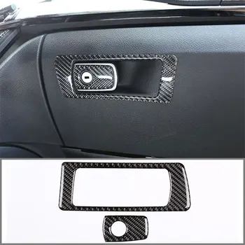 

For BMW F30 F35 3 4 Series 2013-2018 Real Carbon Fiber Passenger Storage Box Trim Stickers Accessories