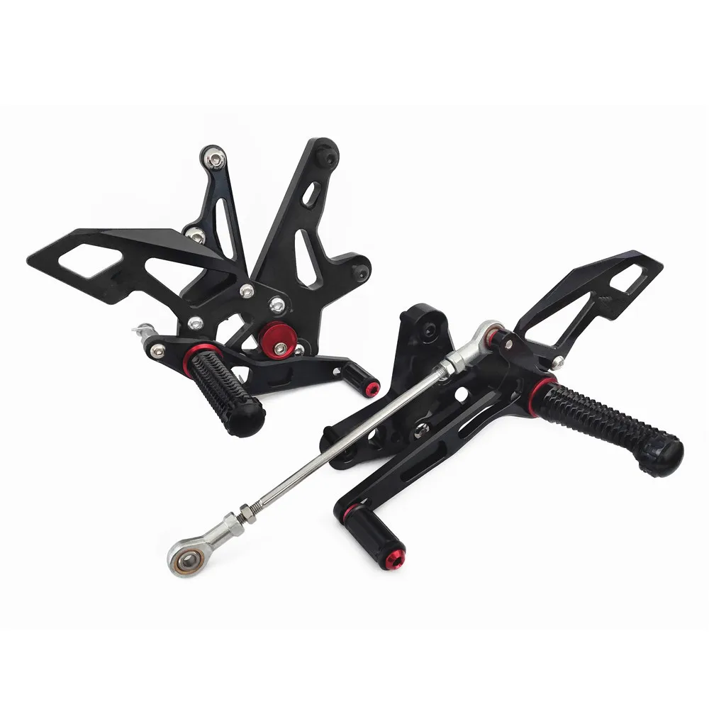 Подножки для ninja 400 ZX-R400 с ЧПУ Регулируемые подножки Rider Rearsets педаль отдыха для KAWASAKI ZXR400 NINJA400