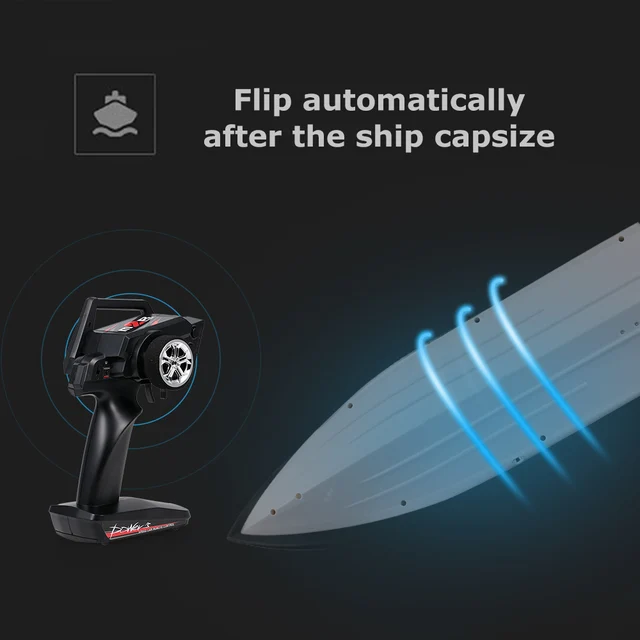 WLtoys WL912-A RC Boat 2.4G 35KM/H High Speed RC Boat Capsize Protection water cooling system RC Toy Boats RC Racing Boat Toys 5