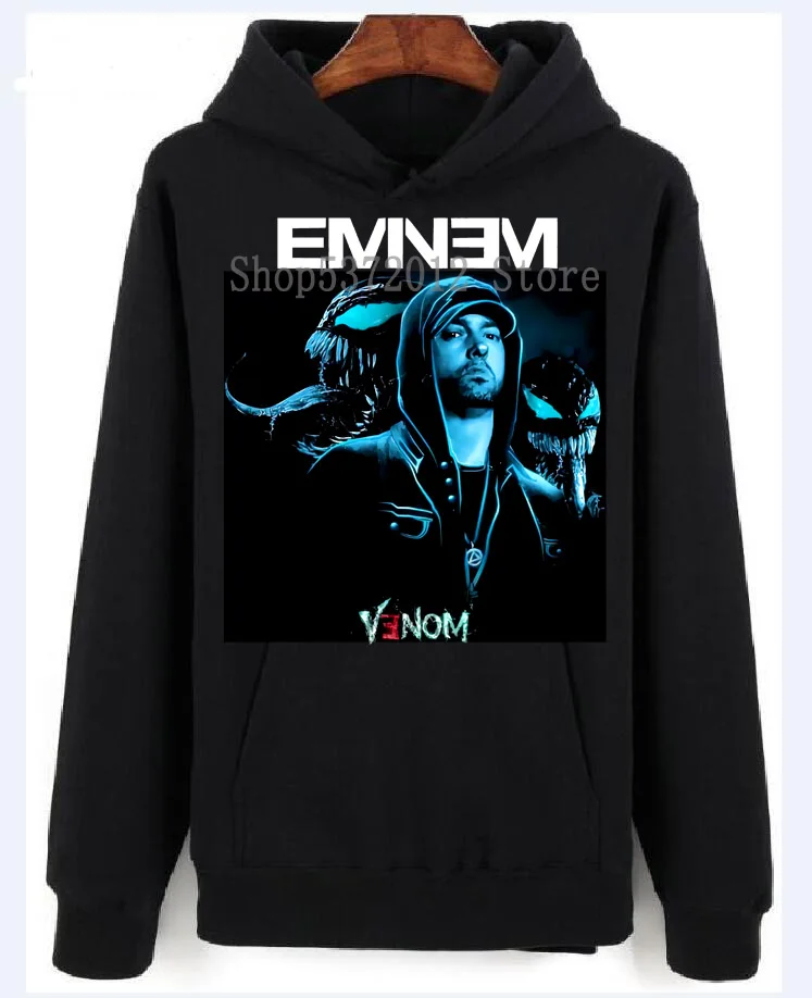 Eminem venom толстовки свитер с круглым вырезом Модный повседневный