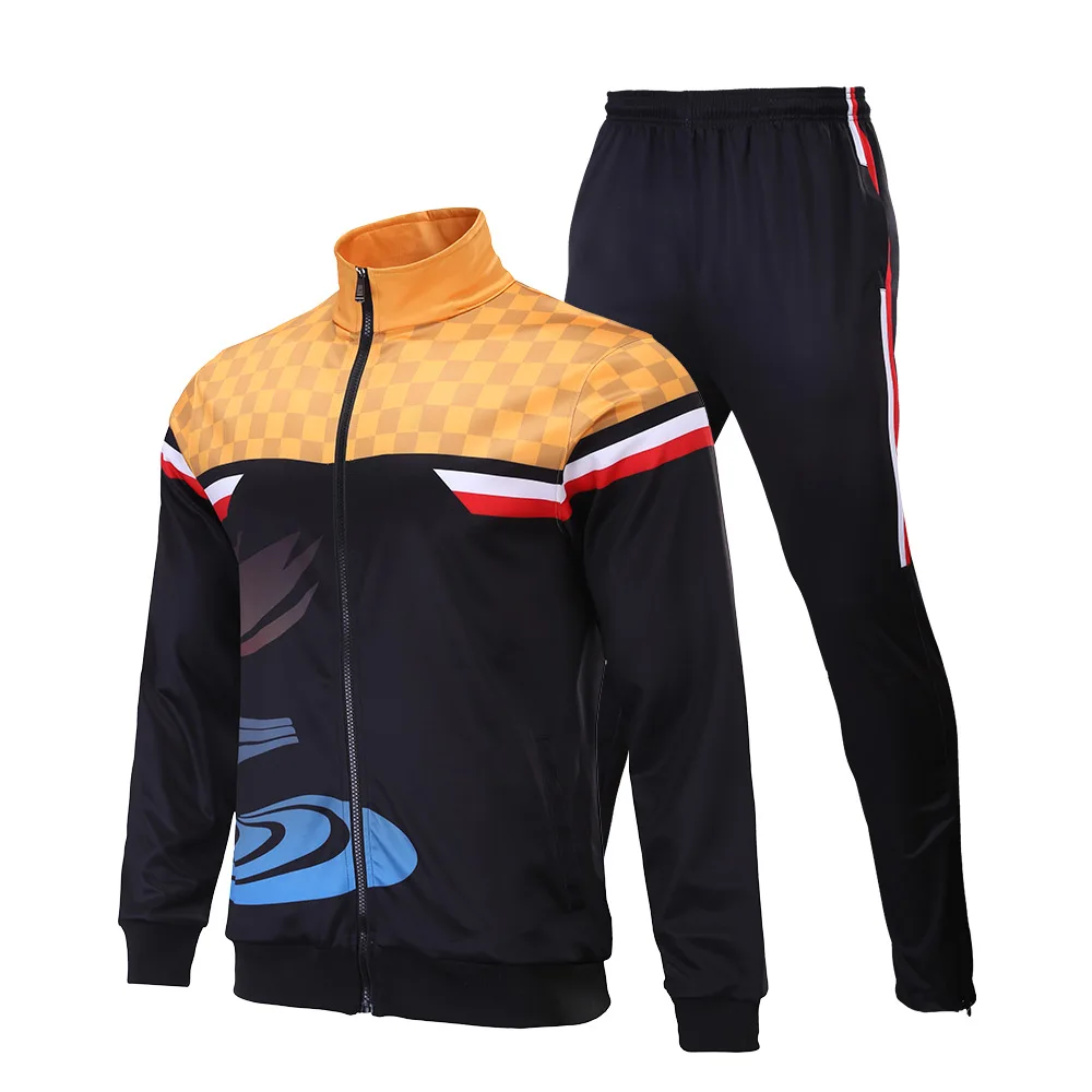 New Soccer Jerseys Set Running Training Suit Men Women Boys Design Sublimation Printing Football Training Tracksuit Jumpsuit