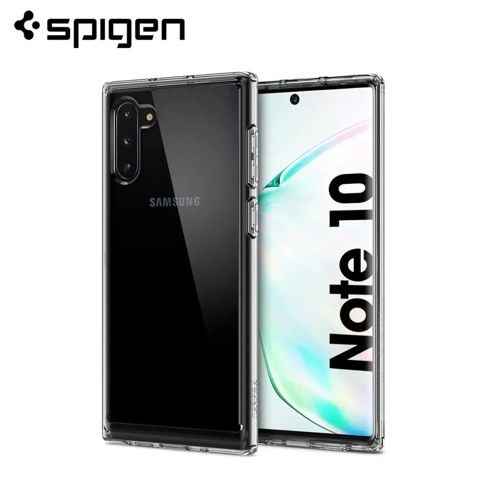 

Spigen Ultra Hybrid Case for Samsung Galaxy Note 10 Crystal Clear Back Panel + Soft TPU Bumper Drop Resistance Hybrid Cases