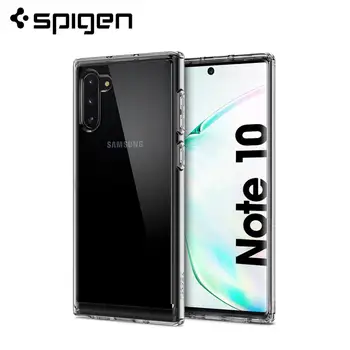 

Spigen Ultra Hybrid Case for Samsung Galaxy Note 10 Crystal Clear Back Panel + Soft TPU Bumper Drop Resistance Hybrid Cases