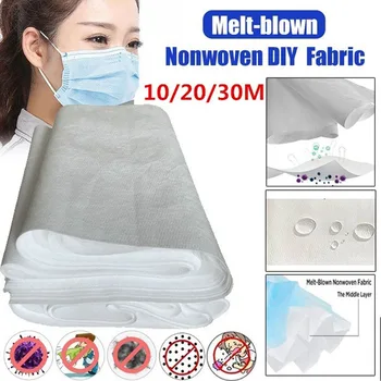 

Filter Fabric Meltblown Nonwoven Fabric Cloth Nonwoven Fusible Interfacing Sewing Filter Fabric DIY Rope 10/20/30m for Mask
