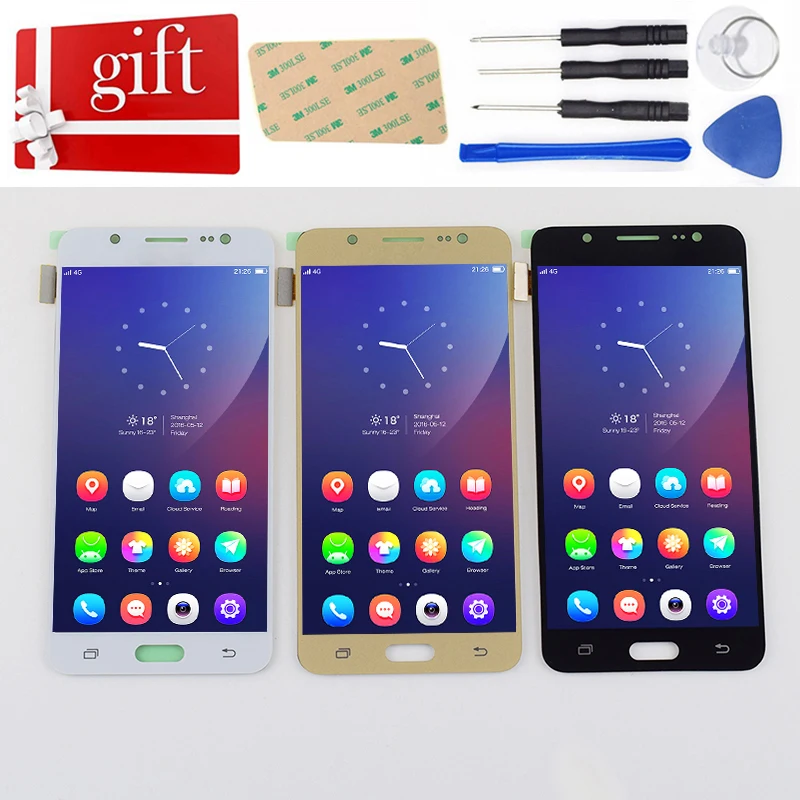 Для Samsung Galaxy J5 2016 LCD J510FN J510F J510G J510Y J510M J510 сенсорный экран дигитайзер сенсор + панель