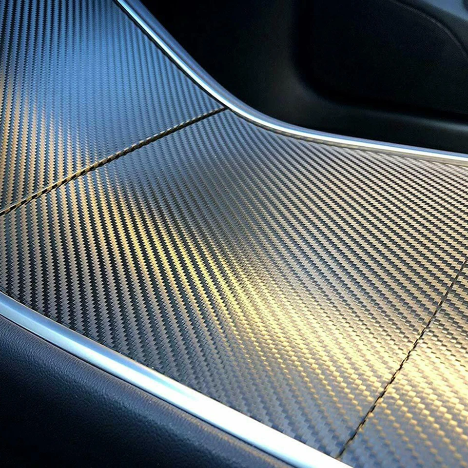 Center Console Wrap Car Dashboard Vinyl Stickers For Tesla Model 3 Decal Durable
