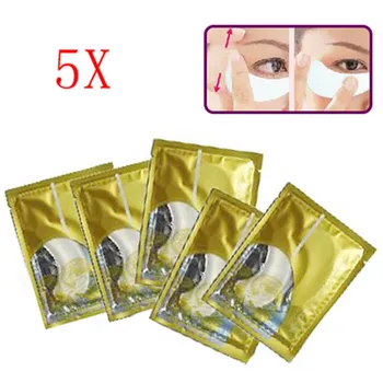 

5 Pair Collagen Crystal Eye Mask Pads Eyelid Patch Moisture Treatments SK88