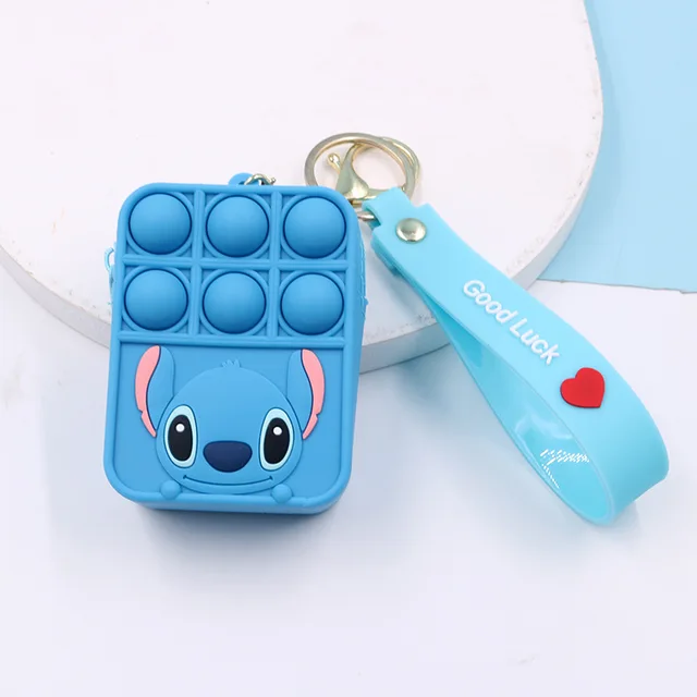 New Popit Mini Money Wallet Fingertip Toys Push Bubble Popite Pendant Bag Hot Sale Adult Decompression Toys Children Anti-Stress new 15