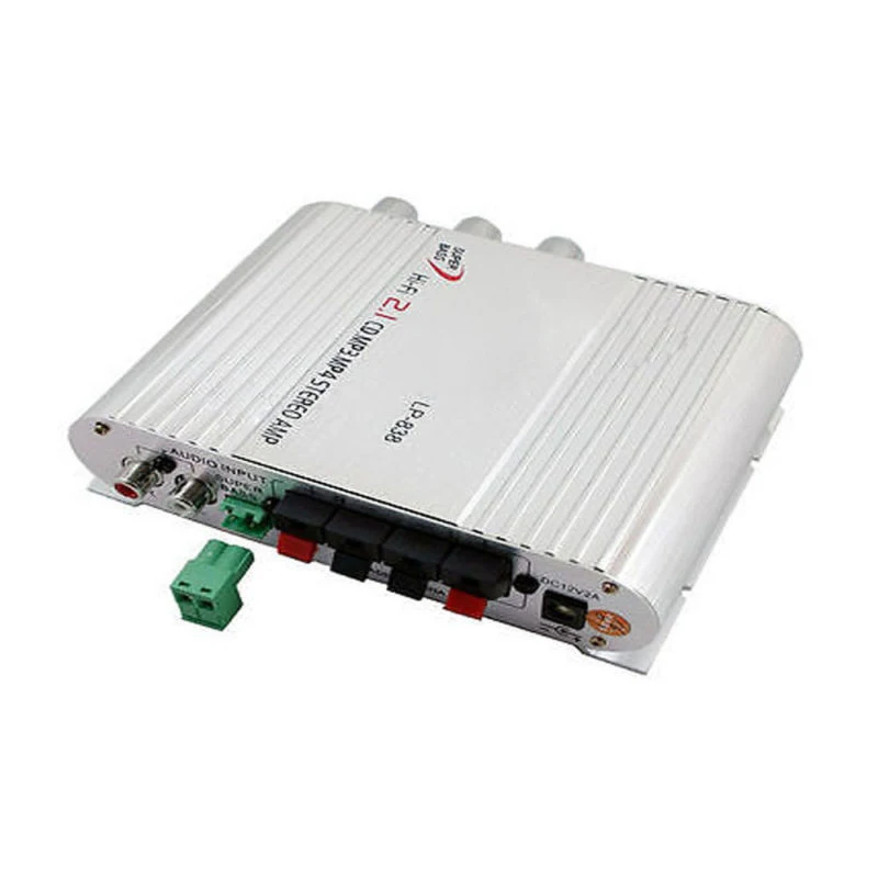 

Hi-Fi Amplifier Audio Amp Radio 12V DC/AC Power 47K 2.1 Channel Mp4 IPod CD Player Car Stereo
