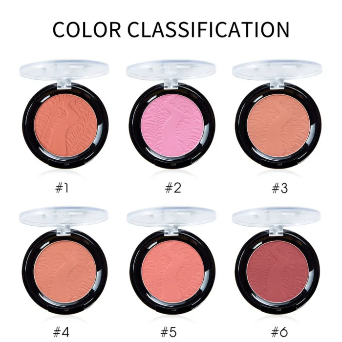 1 Pcs Makeup Blush Blusher Matte Long Lasting Brighten Cosmetics Beauty for Women JS11