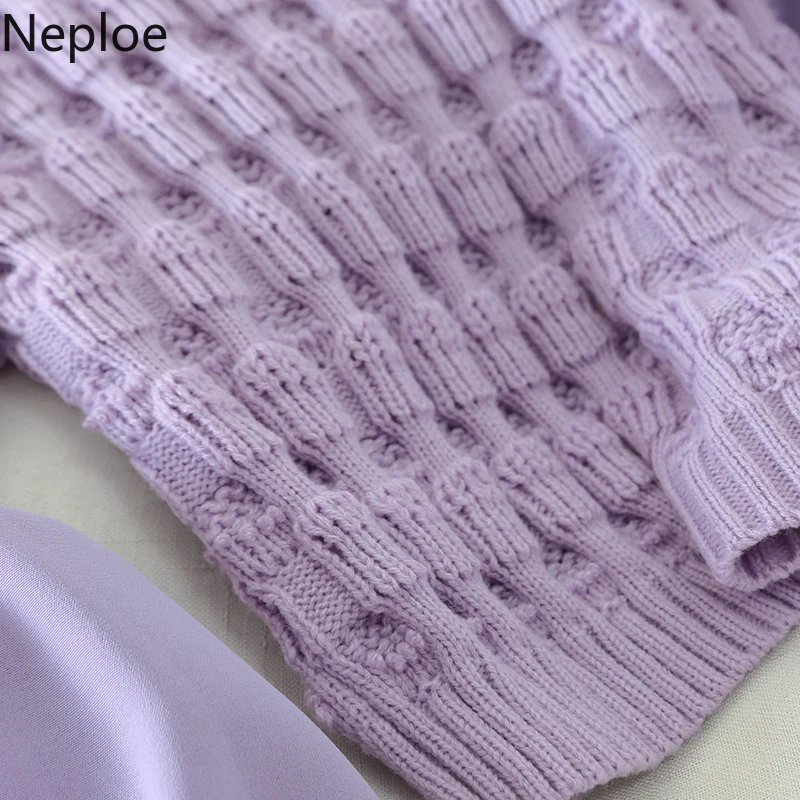 Пикантная блузка без бретелек с вырезом лодочкой в стиле пэчворк вязаный джемпер