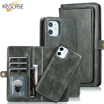 

KISSCASE Magnetic Leather Case For Samsung A70 Cover A50 A40 A30 A20 Fundas Note10 Plus S10 Plus S8 S9 S10 Note10 Case Capinhas