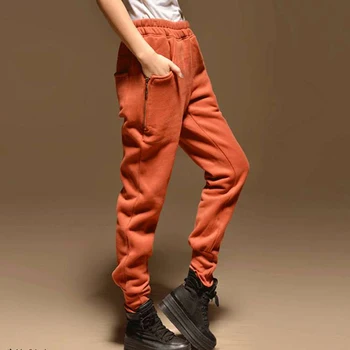 

2019 new winter sheep wool pants, plus size, sweatpants, plus velvet padded pants, sheep wool, casual pants, women trousers